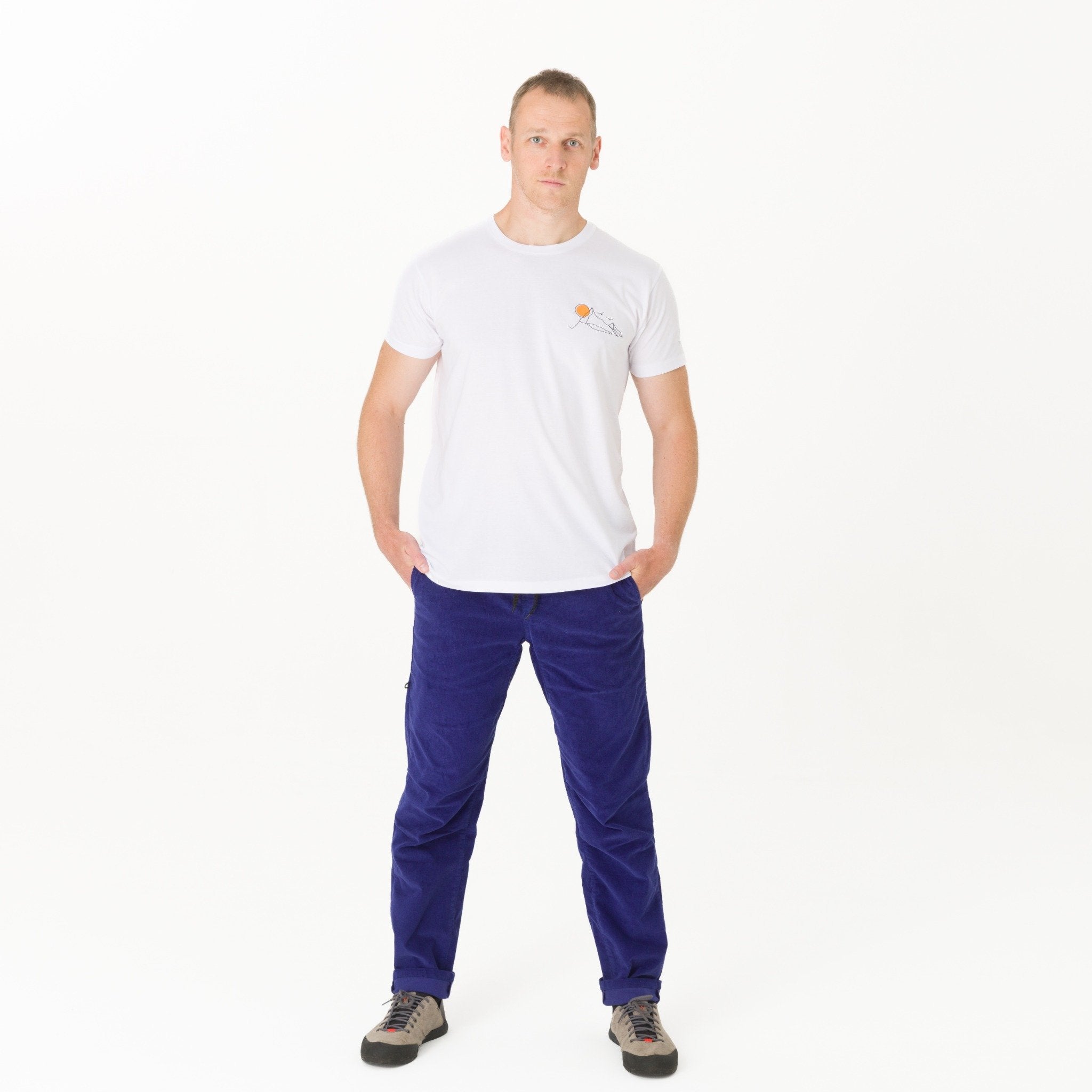 Komfort Cord - Cord Kletterhose für Herren / lockerer Schnitt