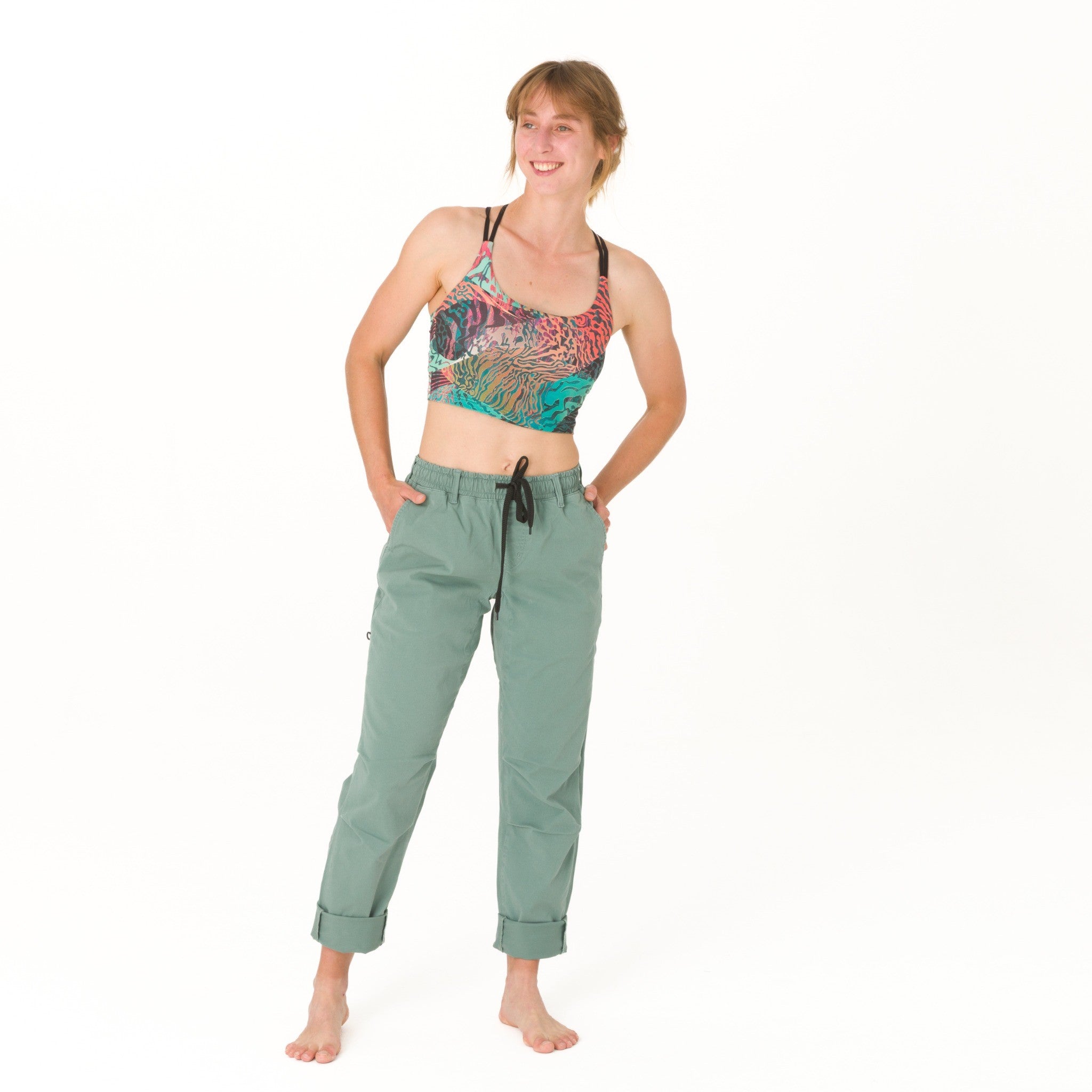 Light Cross Flow Top - leichtes Klettertop und Yogatop für Damen
