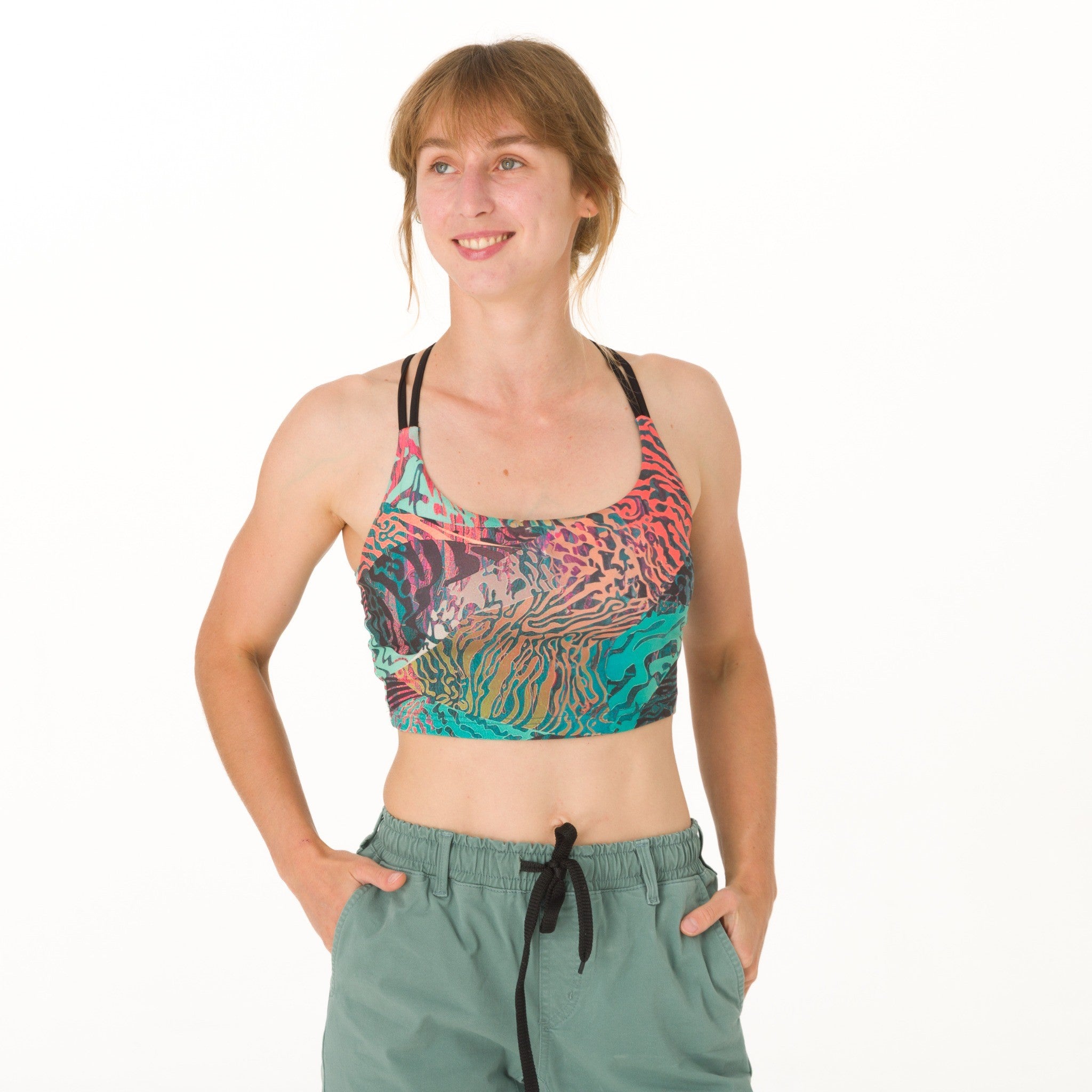 Light Cross Flow Top - lekki top wspinaczkowy i top do jogi dla kobiet