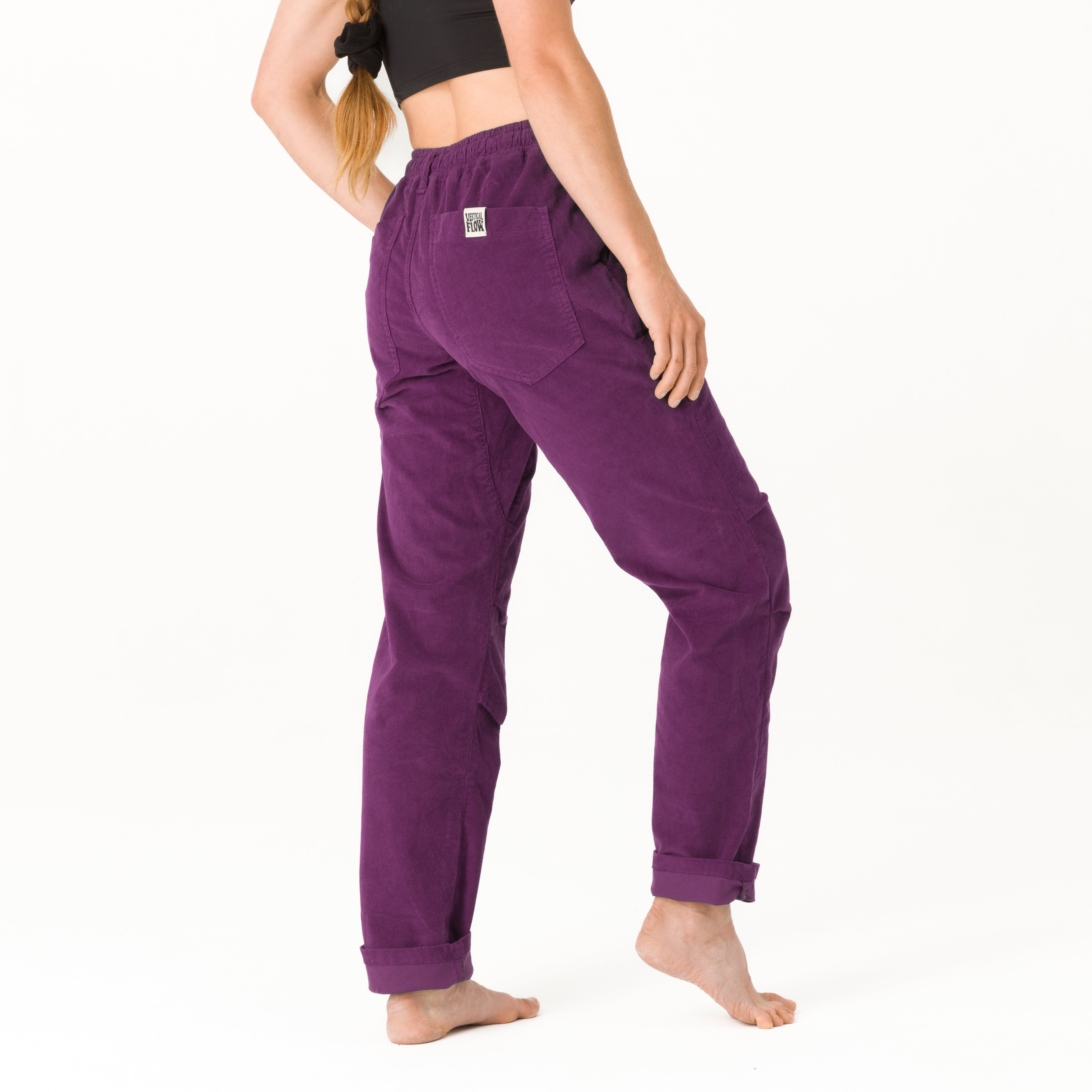 Komfort Cord - Cord Kletterhose für Damen / lockerer Schnitt