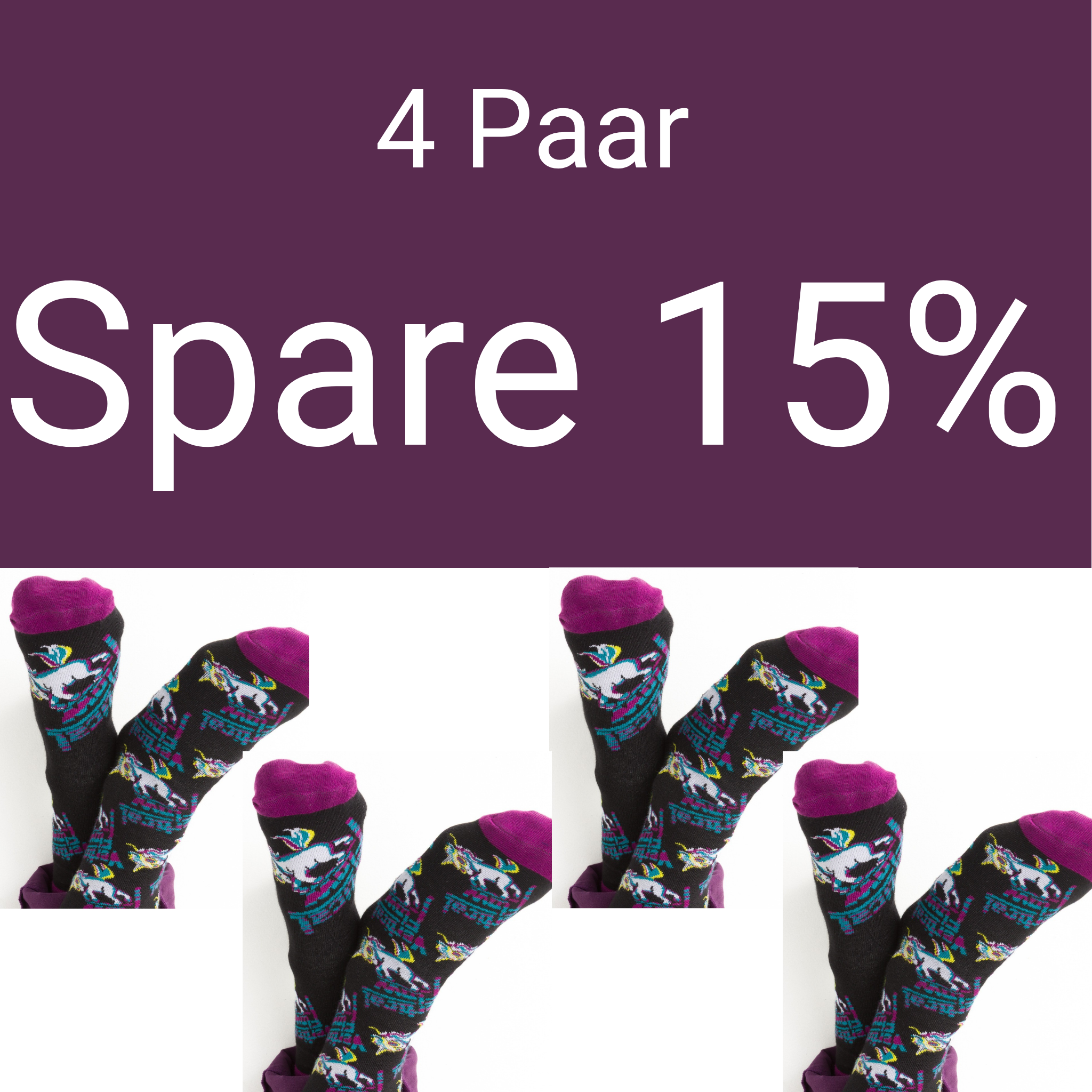 Einhorn Power Socken – ultraweiche Baumwollsocken