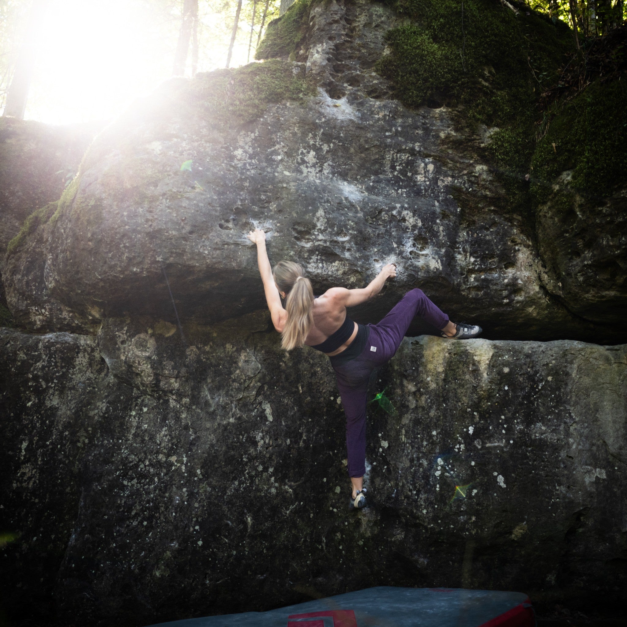 Light Neck Flow Top - leichtes Klettertop und Yogatop für Damen