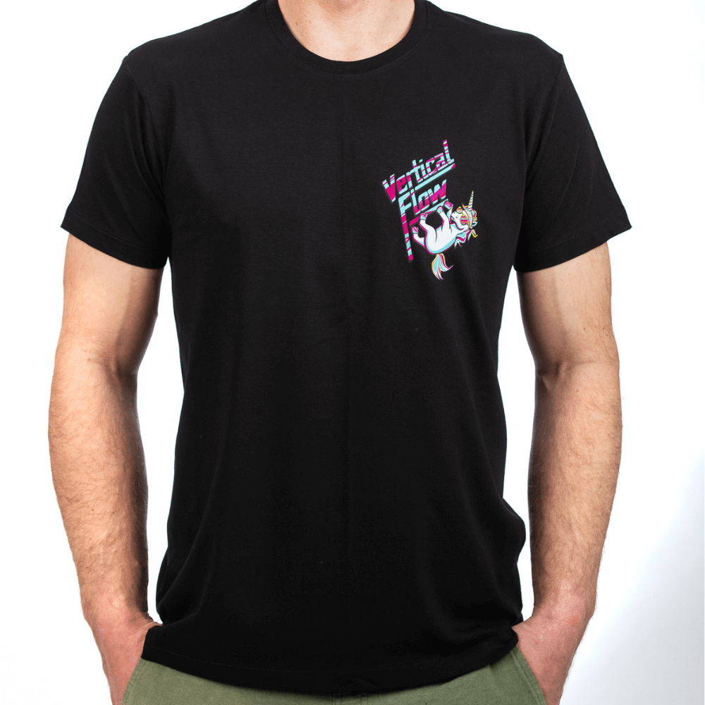 Unicorn Power climbing shirt made of organic cotton for men