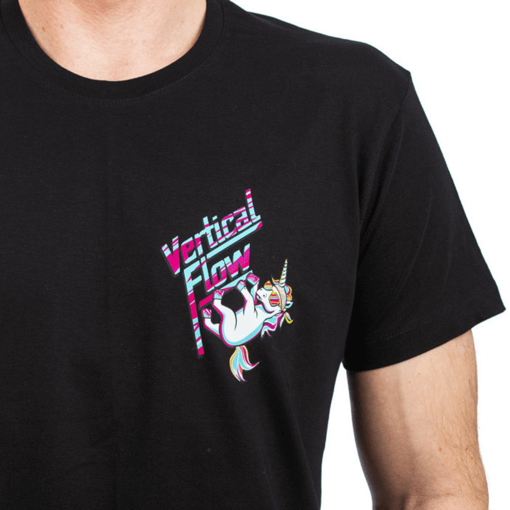 Unicorn Power climbing shirt made of organic cotton for men