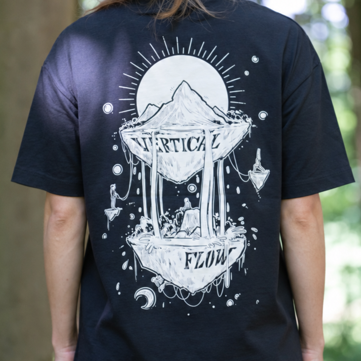Felsen Flow – Kletter- & Boulder-T-Shirt für Damen