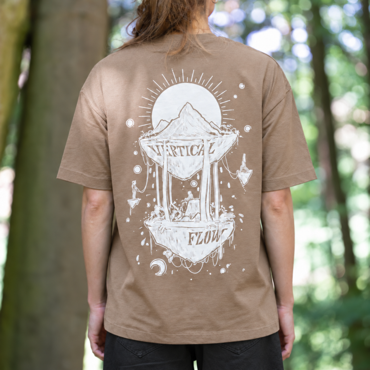 Felsen Flow – Kletter- & Boulder-T-Shirt für Damen