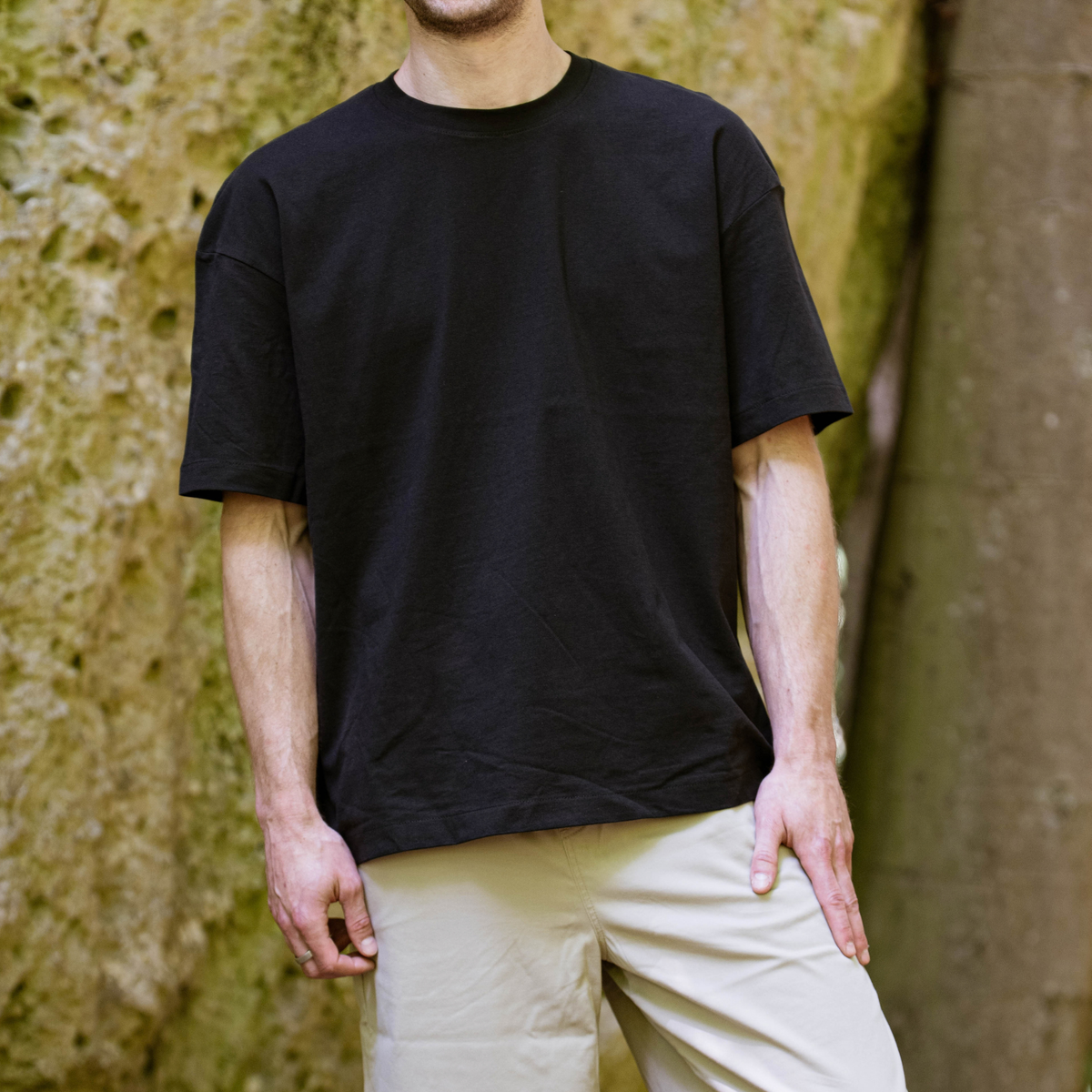 Felsen Flow – Kletter- & Boulder-T-Shirt für Herren