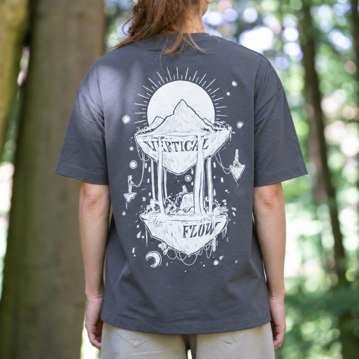 Felsen Flow – Kletter- & Boulder-T-Shirt für Damen
