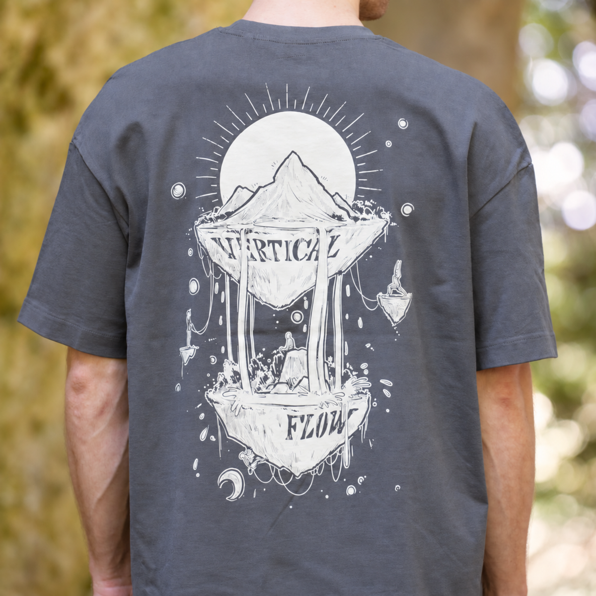 Felsen Flow – Kletter- & Boulder-T-Shirt für Herren