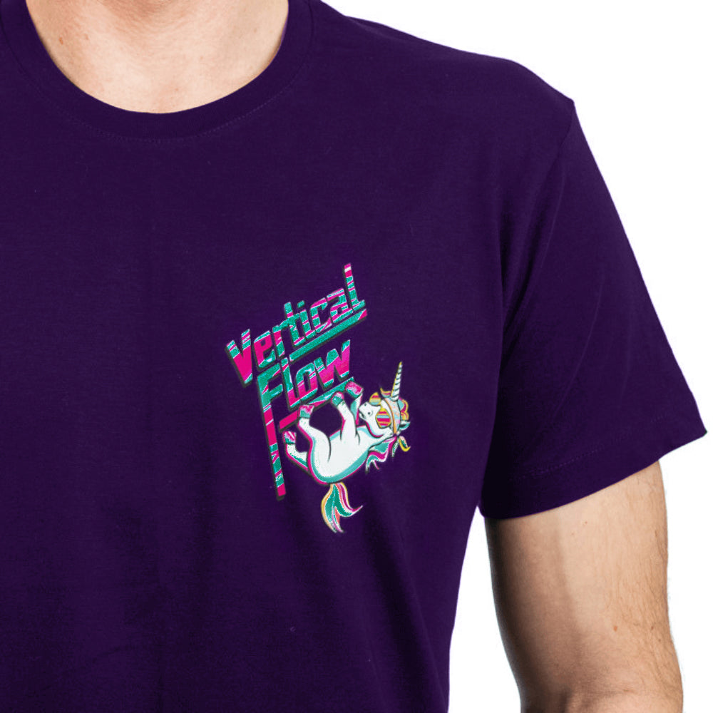 Unicorn Power climbing shirt made of organic cotton for men