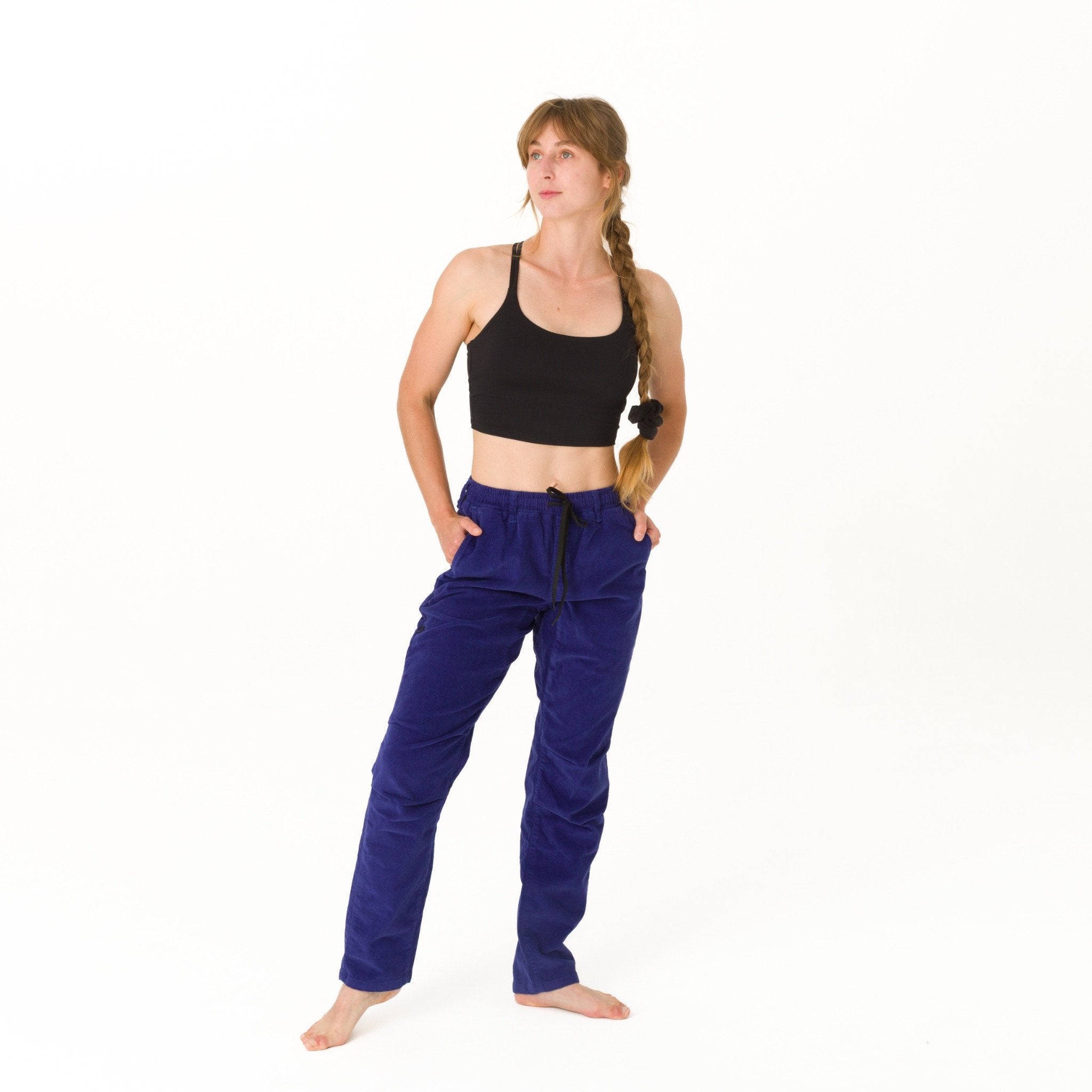 Komfort Cord - Cord Kletterhose für Damen /  lockerer Schnitt