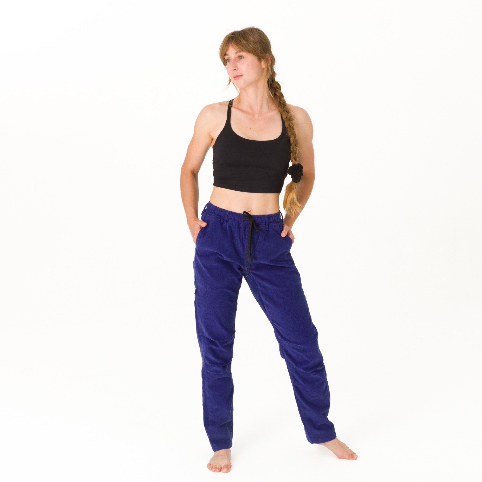 Komfort Cord - Cord Kletterhose für Damen /  lockerer Schnitt