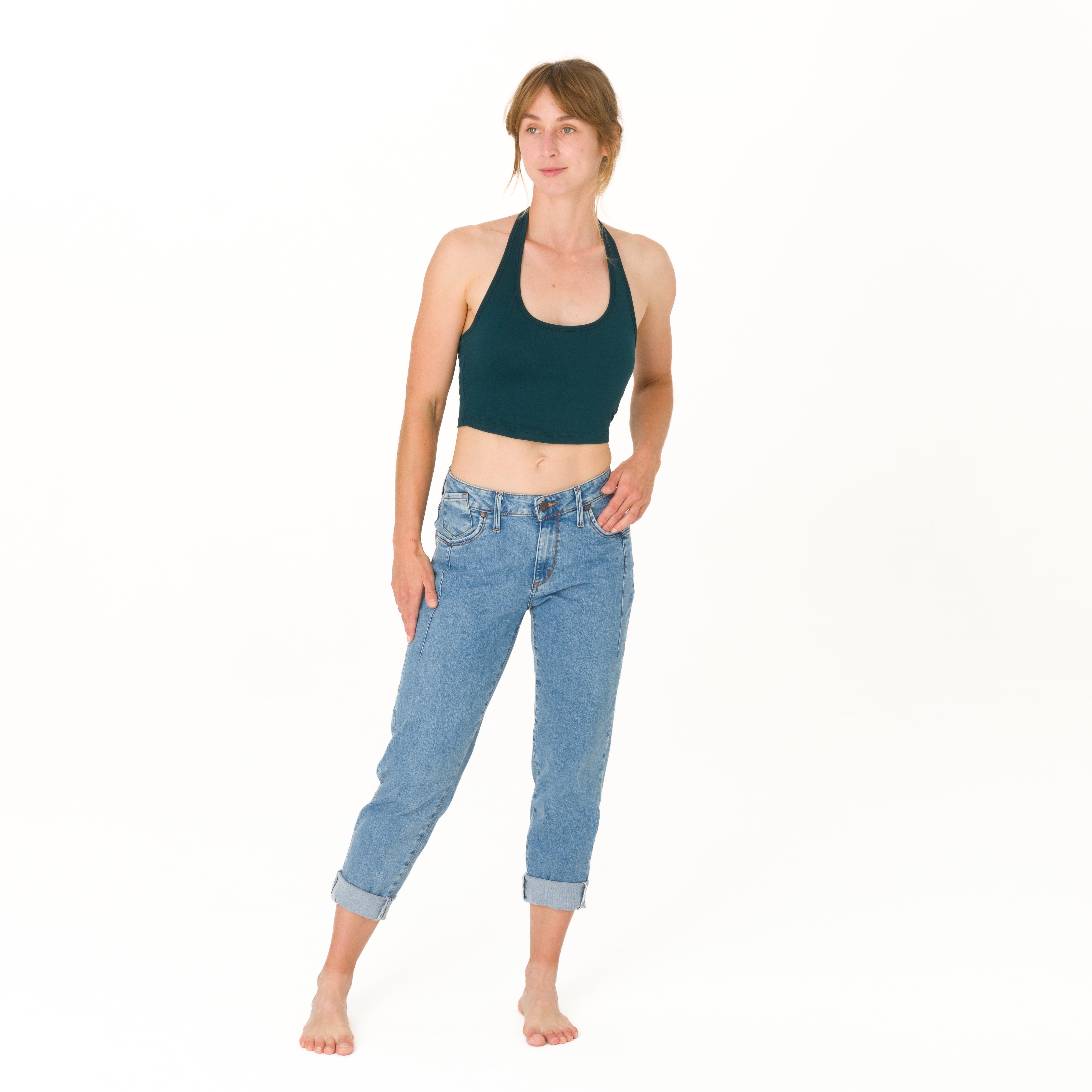 Light Neck Flow Top -  leichtes Klettertop und Yogatop für Damen