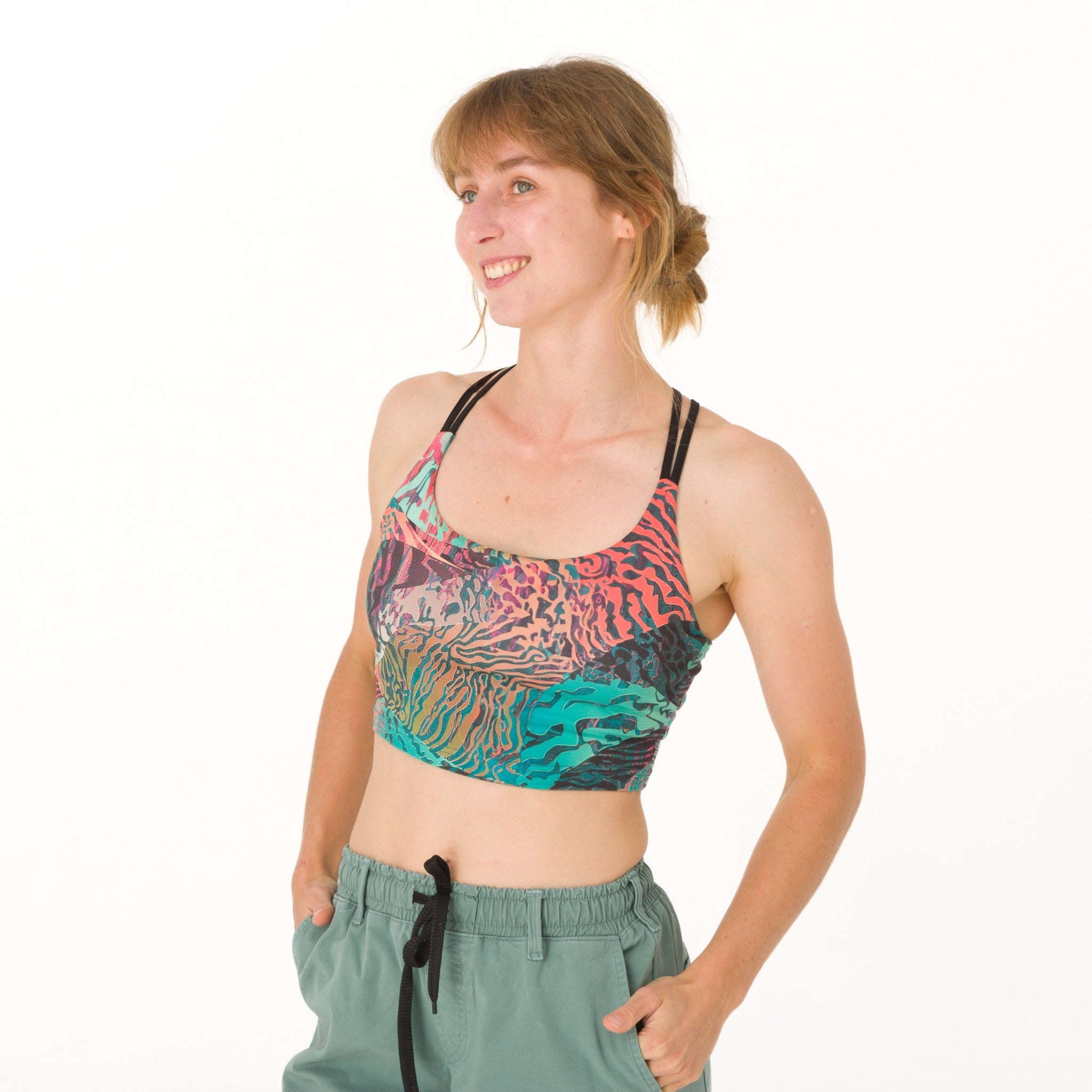 Light Cross Flow Top -  leichtes Klettertop und Yogatop für Damen