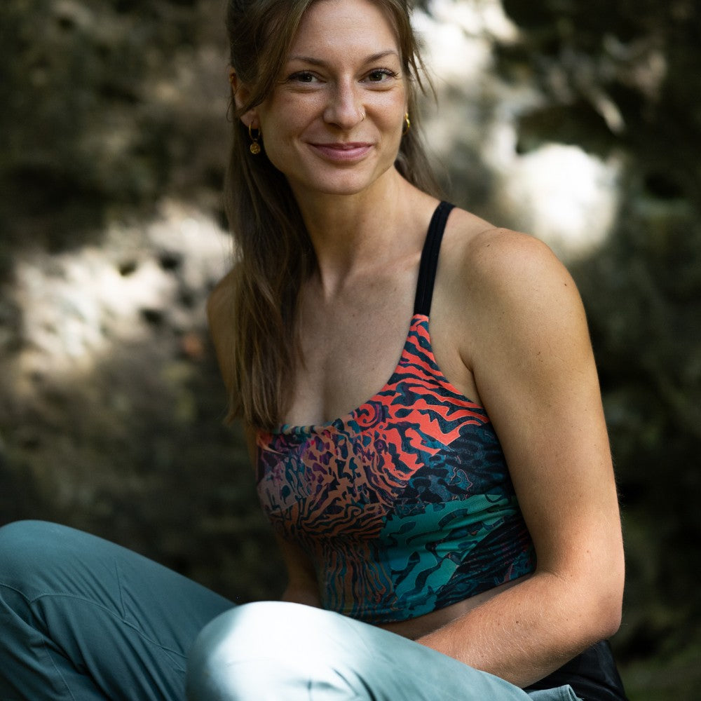 Light Cross Flow Top -  leichtes Klettertop und Yogatop für Damen