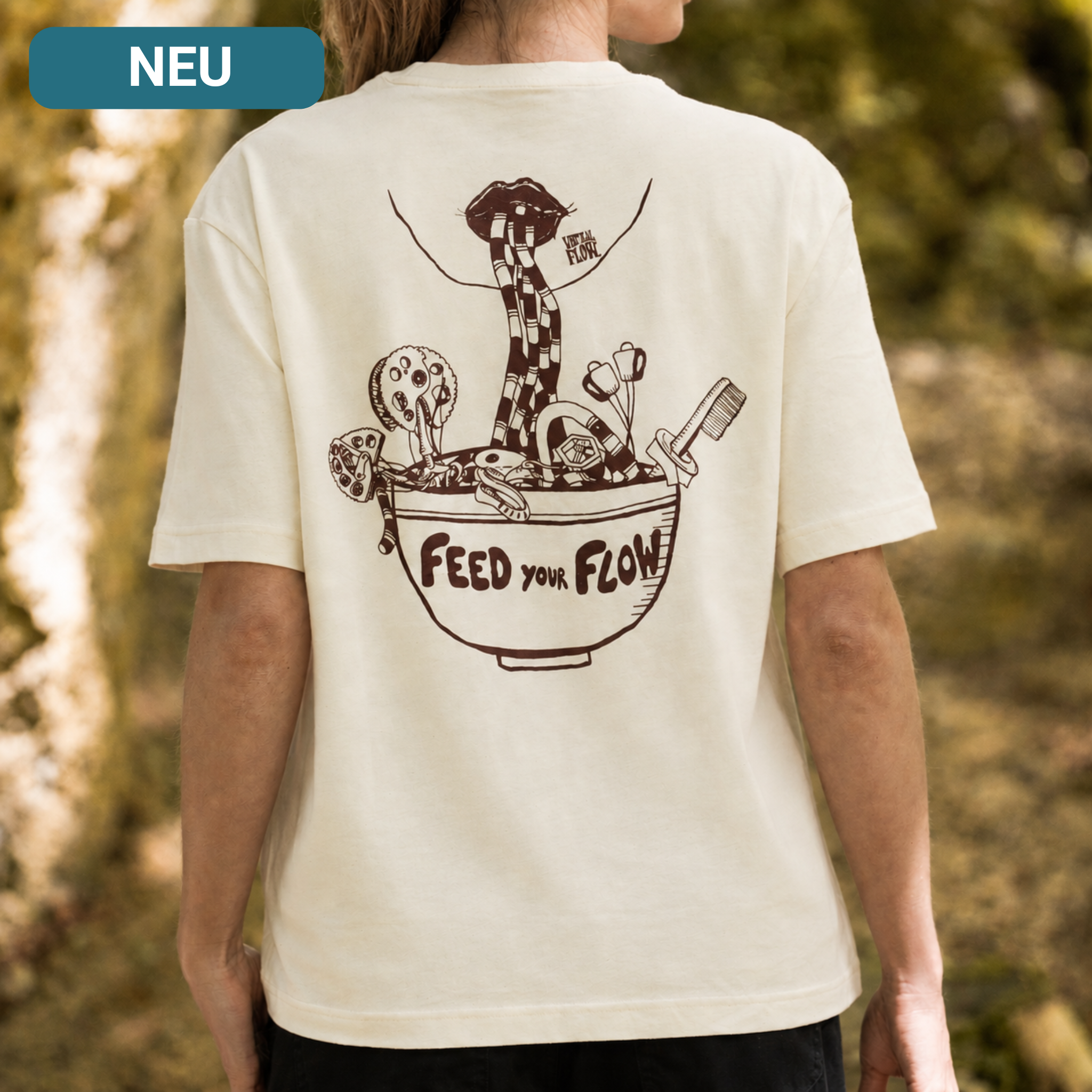 Feed your Flow Klettershirt aus Bio-Baumwolle für Damen