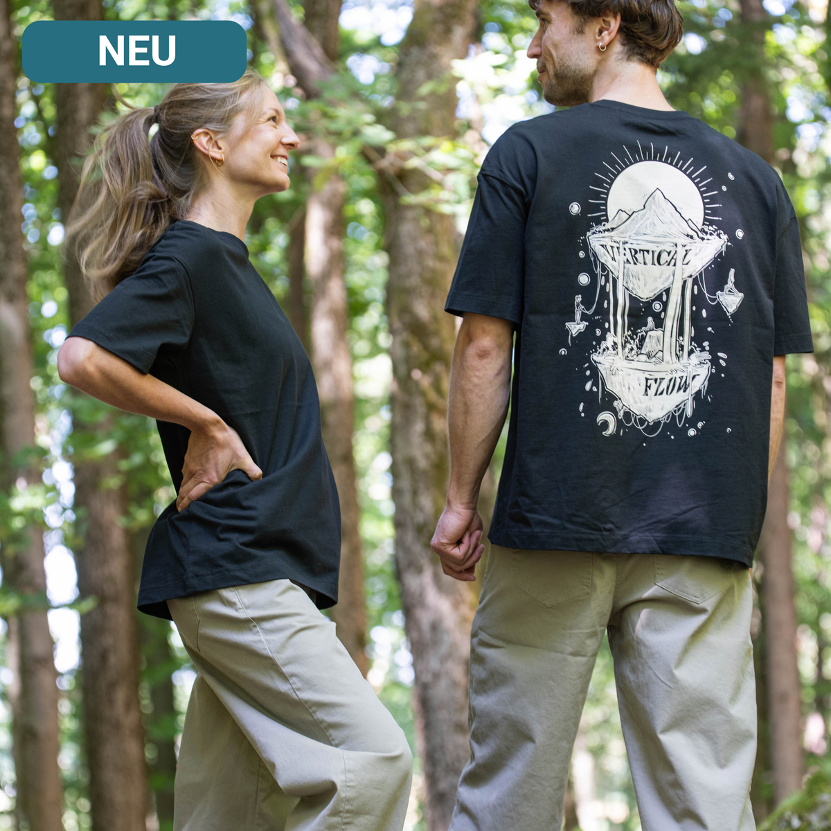 Felsen Flow – Kletter- & Boulder-T-Shirt für Damen
