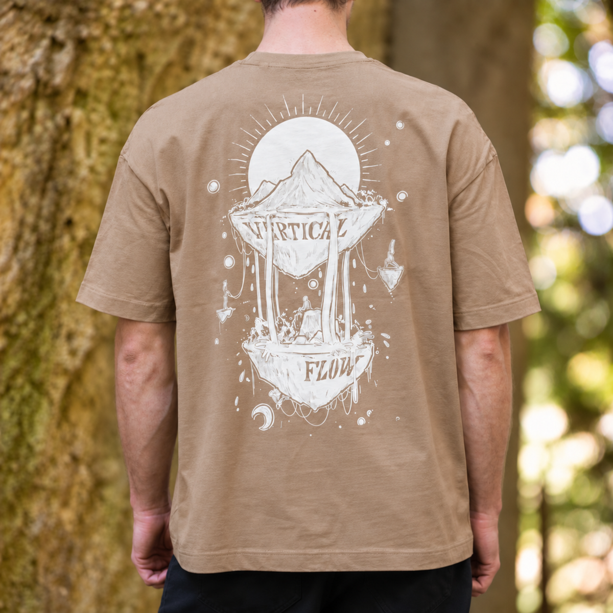 Felsen Flow – Kletter- & Boulder-T-Shirt für Herren