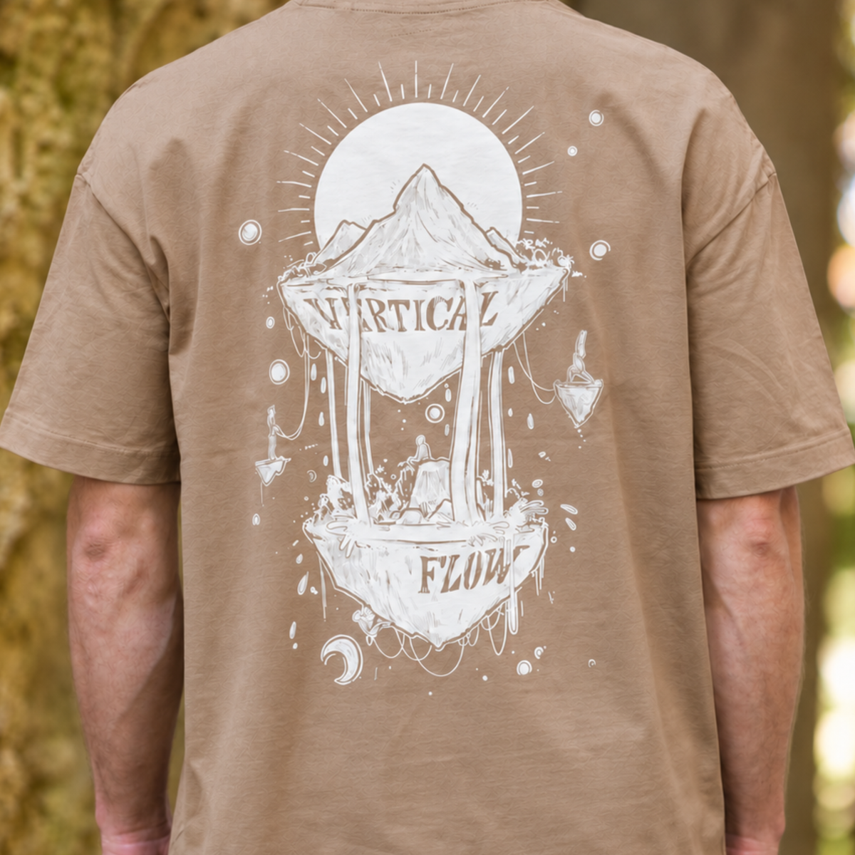 Felsen Flow – Kletter- & Boulder-T-Shirt für Herren
