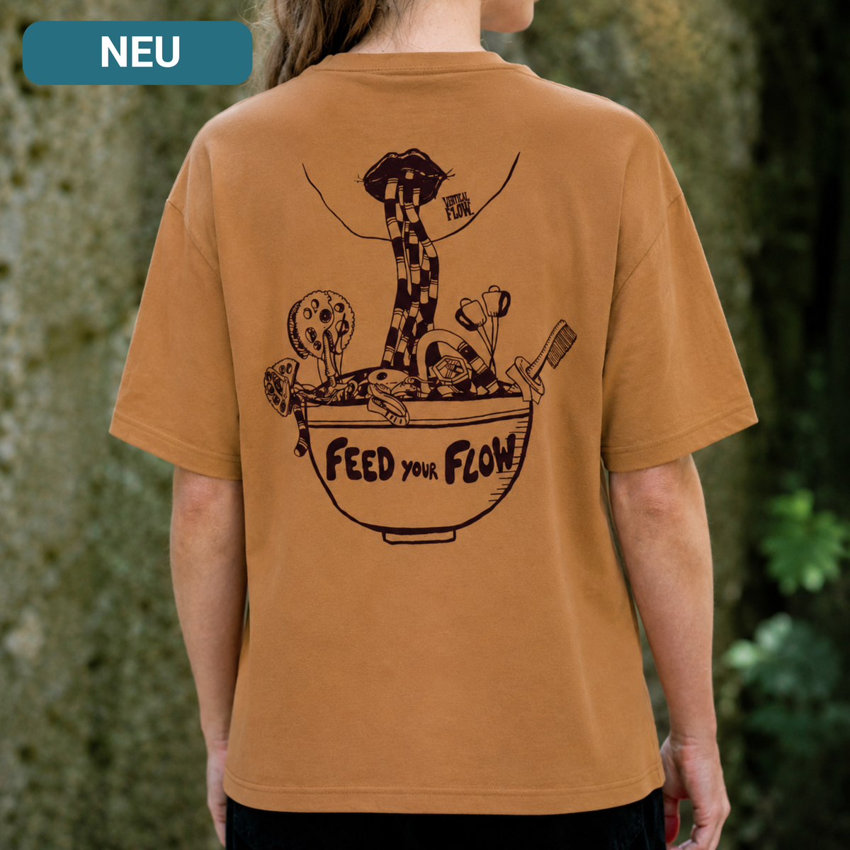 Feed your Flow Klettershirt aus Bio-Baumwolle für Damen